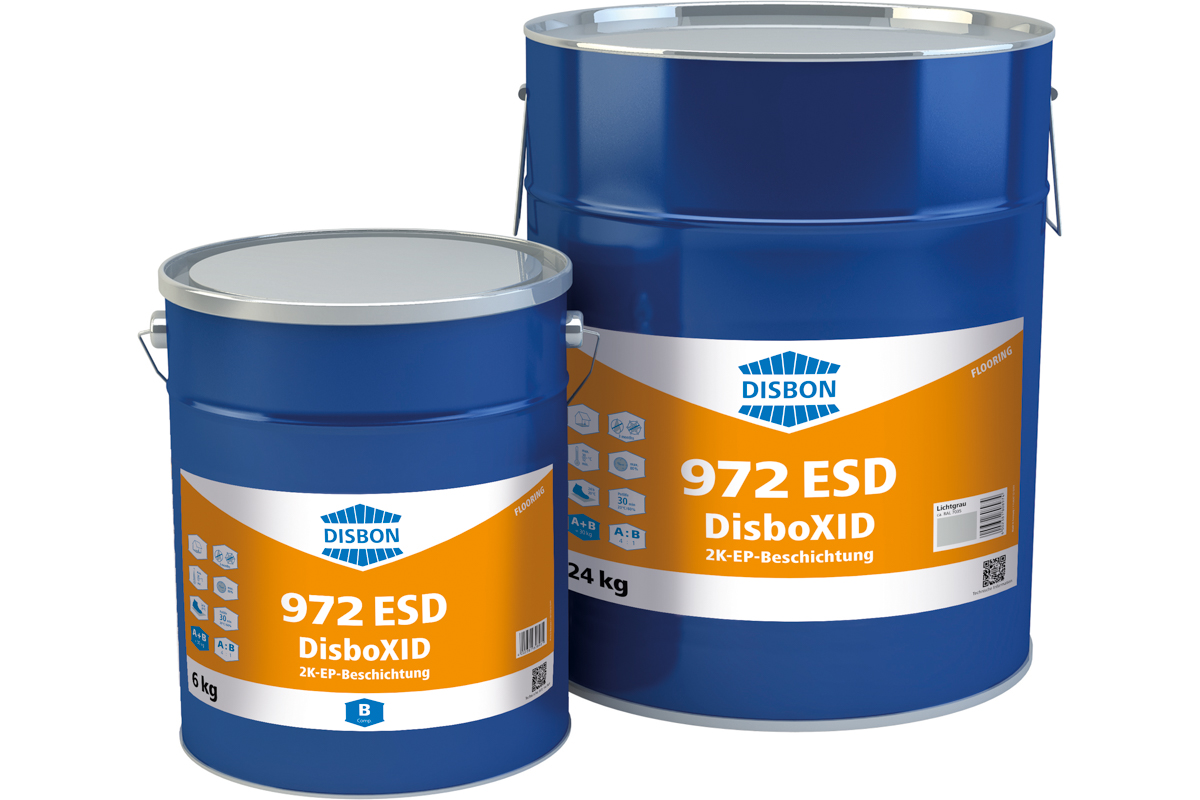 Disbon 972 Disboxid ESD-Multi 24,0 kg Masse Kieselgrau